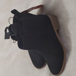 Wonder Nation Black Ankle Booties for Kids Size 12